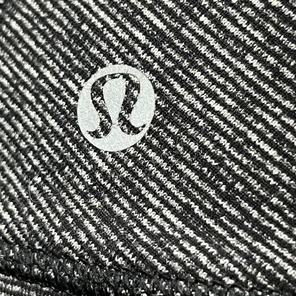 Lululemon Race Your Pace Long Sleeve Shirt In Wee Stripe Heathered Black Size 4 - Picture 7 of 10